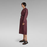 G-STAR Outlet Wrap Dress Purple