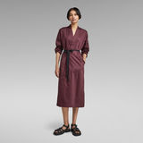 G-STAR Outlet Wrap Dress Purple