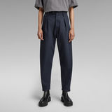 G-STAR Outlet Pantalones Unisex Plisado Chino Relaxed Azul oscuro