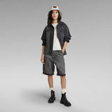 G-STAR Outlet Unisex Pleated Relaxed Chino Shorts Grey
