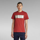 G-STAR Outlet GS RAW Denim Logo T-Shirt Red