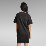G-STAR Outlet Loose Dress V-Neck Black