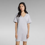 G-STAR Outlet Loose Dress V-Neck Multi color