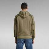 G-STAR Outlet Unisex Tape Hooded Sweater Green