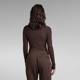 G-STAR Outlet Henley Ultra Slim Body Brown