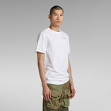G-STAR Outlet Lash Back Text T-Shirt White