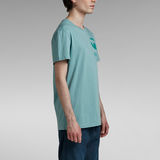 G-STAR Outlet G RAW Typography T-Shirt Light blue