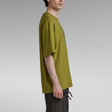 G-STAR Outlet Typography Boxy T-Shirt Green