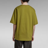 G-STAR Outlet Typography Boxy T-Shirt Green