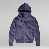 G-STAR Outlet Premium Core 2.1 Zip Thru Hoodie Purple