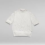 G-STAR Outlet Core Mock Neck Knitted Sweater Grey