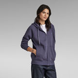 G-STAR Outlet Premium Core 2.1 Zip Thru Hoodie Purple