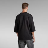 G-STAR Outlet Essential Loose 3\4 Sleeve T-Shirt Black