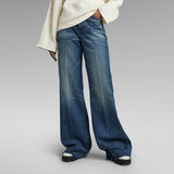 G-STAR Outlet Premium Deck Ultra High Wide Leg Jeans Medium blue