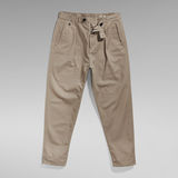 G-STAR Outlet Unisex Pleated Relaxed Chino Beige