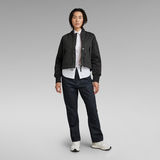 G-STAR Outlet Drawstring Bomber Jacket Black