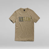 G-STAR Outlet GS RAW Denim Logo T-Shirt Green