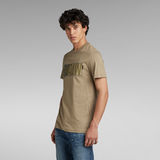 G-STAR Outlet GS RAW Denim Logo T-Shirt Green