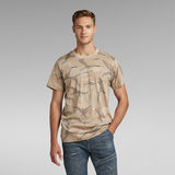 G-STAR Outlet Camo Allover Loose T-Shirt Multi color
