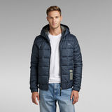 G-STAR Outlet Chaqueta Meefic Square Quilted Hooded Azul oscuro