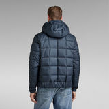 G-STAR Outlet Chaqueta Meefic Square Quilted Hooded Azul oscuro