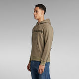 G-STAR Outlet Unisex Tape Hooded Sweater Green