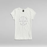 G-STAR Outlet Originals Graphic Slim T-Shirt White