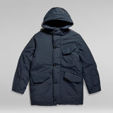 G-STAR Outlet Vodan Padded Hooded Parka Dark blue