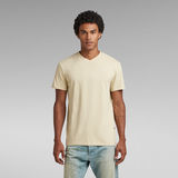 G-STAR Outlet Base-S V-Neck T-Shirt Beige