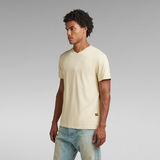 G-STAR Outlet Base-S V-Neck T-Shirt Beige