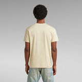 G-STAR Outlet Base-S V-Neck T-Shirt Beige