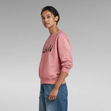 G-STAR Outlet RAW Graphic Straight Sweater Pink