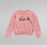 G-STAR Outlet RAW Graphic Straight Sweater Pink