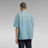 G-STAR Outlet Premium Oversized Boxy Fit Shirt Light blue