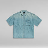 G-STAR Outlet Premium Oversized Boxy Fit Shirt Light blue