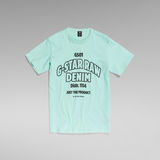 G-STAR Outlet RAW Denim Graphic T-Shirt Green