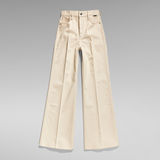 G-STAR Outlet Deck Ultra High Wide Leg Jeans White