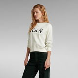 G-STAR Outlet RAW Graphic Straight Sweater Light blue