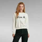 G-STAR Outlet RAW Graphic Straight Sweater Light blue
