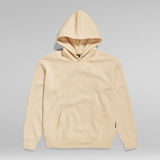 G-STAR Outlet Unisex Core Loose Hoodie Beige