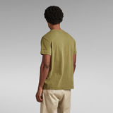 G-STAR Outlet Pigment Dye T-Shirt Green