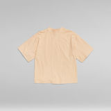 G-STAR Outlet Mock Neck Loose Top Beige