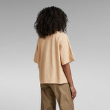 G-STAR Outlet Mock Neck Loose Top Beige
