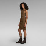 G-STAR Outlet Tank Dress Slim Brown