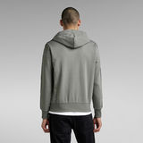 G-STAR Outlet Tape Zip Hoodie Grey