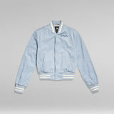 G-STAR Outlet Y2K Bomber Jacket Light blue