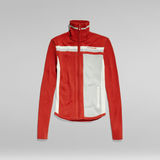G-STAR Outlet Y2K Zip Through Knit Red
