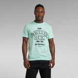 G-STAR Outlet RAW Denim Graphic T-Shirt Green
