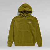 G-STAR Outlet Unisex Core Loose Hoodie Green