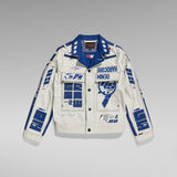 G-STAR Outlet E Utility Flap Pocket Artwork Jacket Multi color